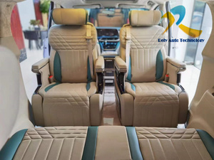 Asiento aerodinámico de cuero eléctrico de lujo con reposapiés Color personalizado para <span class=keywords><strong>Mercedes</strong></span> Vito/Vclass/Alphard/Vellfire - Product Image 5