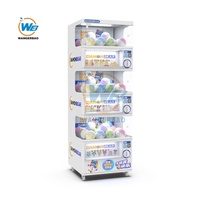 Wangerbao Gachapon : Offre Spéciale Direct Usine – Distributeur de Jouets en Capsules Métalliques à Trois Niveaux (Machine Gacha)