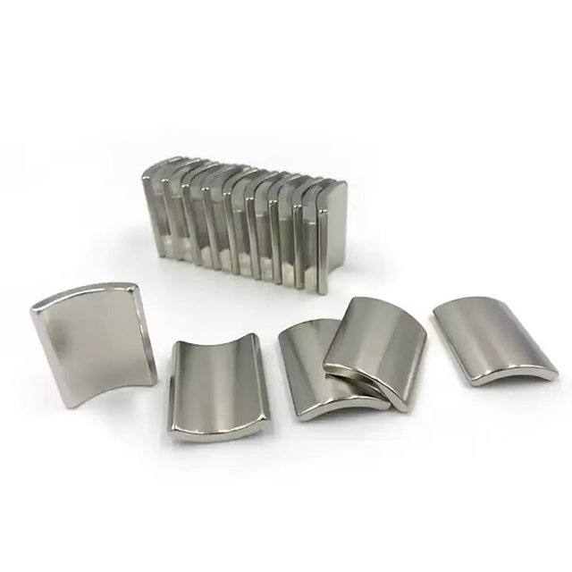Tile Shape Neodymium Magnet Super Arc Permanent Curved Subwoofer Neo Motor Magnet