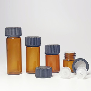 Frascos de Muestra de Vidrio Ámbar Personalizados con Tapa de Rosca de 1ml, 2ml, 3ml, 4ml, Frascos Cuentagotas para Aceites Esenciales, Perfumes, <span class=keywords><strong>CBD</strong></span> - Venta al por Mayor - Product Image 1