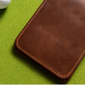 Porta Scorecard da <span class=keywords><strong>Golf</strong></span> in Pelle con Custodia per Penna, Astuccio Portatile in Vera Pelle per Libretto Punteggio, Regalo per Giocatori <span class=keywords><strong>di</strong></span> <span class=keywords><strong>Golf</strong></span> - Product Image 5