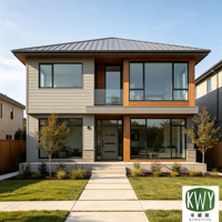 Casa Prefabricada de Lujo Moderna con Estructura de Acero Ligero y Garantía de 5 Años - Solución de Vivienda Personalizada con Soporte de Ingeniería