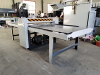 Machine électrique semi-automatique de fabrication de boîtes en carton pour boîtes à pizza, découpeuse de film/feuille de carton ondulé, économie d'énergie