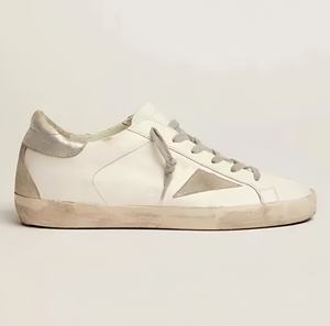 รองเท้าผ้าใบส้นแบนขนห่านสีทองสำหรับทั้งชายและหญิงรองเท้าลำลองซุปเปอร์สตาร์แฟชั่นดีไซน์ย้อนยุค - Product Image 6