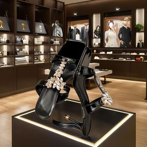 Nouvelle collection de chaussures mules de luxe pour femme, style français, à bout carré, tendance mode, Connery - Product Image 5