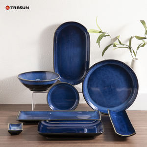 Service de table en porcelaine moderne et écologique avec glaçure réactive pour la maison et les restaurants - Product Image 3