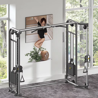 Équipement de gymnastique commercial de musculation professionnel Machine de fitness multifonctionnelle à câble réglable