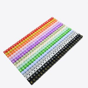 Cuentas de Silicona Personalizadas con Letras, Cuentas de Dentición para Bebés de 12 mm, Libres de BPA, Suministros para Clips de Chupetes DIY, Regalos para Baby Shower - Product Image 4