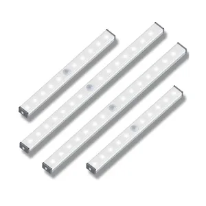 Hot selling Under Cabinet Motion Sensor Wireless Led Closet Lamp Night For Stair Magnetic Wardrobe Rechargeable Light