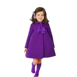 Vêtements d'extérieur pour filles, manteau à nœud papillon, coupe-vent, vêtements d'hiver pour enfants, veste d'hiver pour filles, vente en gros - Product Image 4