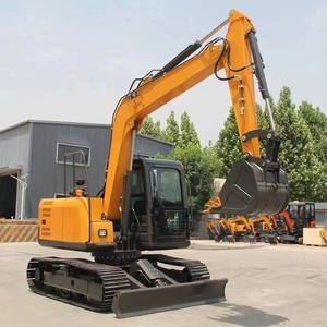 Excavadora de cadenas popular en China, modelo FST65, miniexcavadora usada - Product Image 2