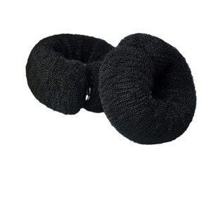 PT028C Accessoires pour cheveux Donuts Anneaux Logo personnalisé Donuts pour cheveux Boucle magnétique Éponges à <span class=keywords><strong>chignon</strong></span> pour femmes et filles - Product Image 5