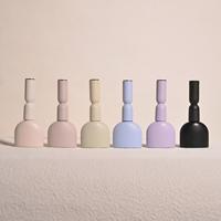 Flacon de vernis à ongles de luxe unique, vide, 13 ml, avec pinceau et bouchon, couleur personnalisée, design privé, protection UV