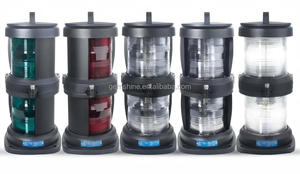 אור ניווט 12V עמיד למים אדום ירוק LED מנורת פונטון קדמית לסירה ימית לחומרה ימית - Product Image 2