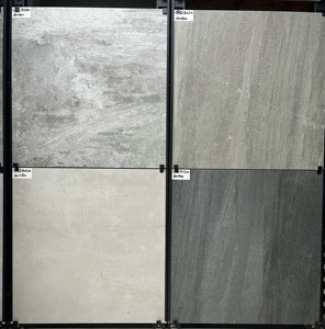 Baldosas de Porcelana Esmaltada con Aspecto de <span class=keywords><strong>Cemento</strong></span> Gris Mate de 600x600 mm, Diseño Rústico, Antideslizantes, Grado 3A, 9 mm de Grosor - Product Image 6