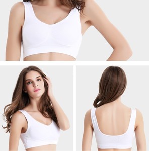 15 Farben 9 Größen Damen Doppellagiger Westen-BH Sexy Freizeit-BH Komfortabel Ohne Bügel Yoga Schlaf Nahtloser BH - Product Image 4