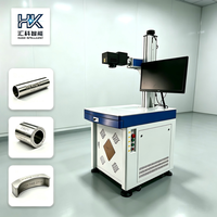 Machine de marquage laser à fibre pour surfaces courbes 3D, tête de scan Felltek, portique CNC, refroidissement par air
