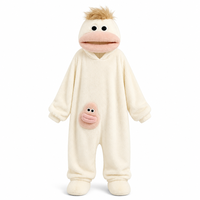 Combinaison Monstre Animal Personnalisée OEM en Polaire Épaisse et Douce pour Adulte, Combinaison de Cosplay, Pyjama, Fabricant, Faible MOQ