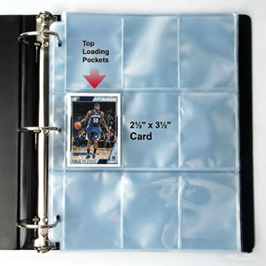 Inserts de rangement ultra-résistants et pratiques, transparents, à 11 trous, pour cartes de collection - Product Image 5