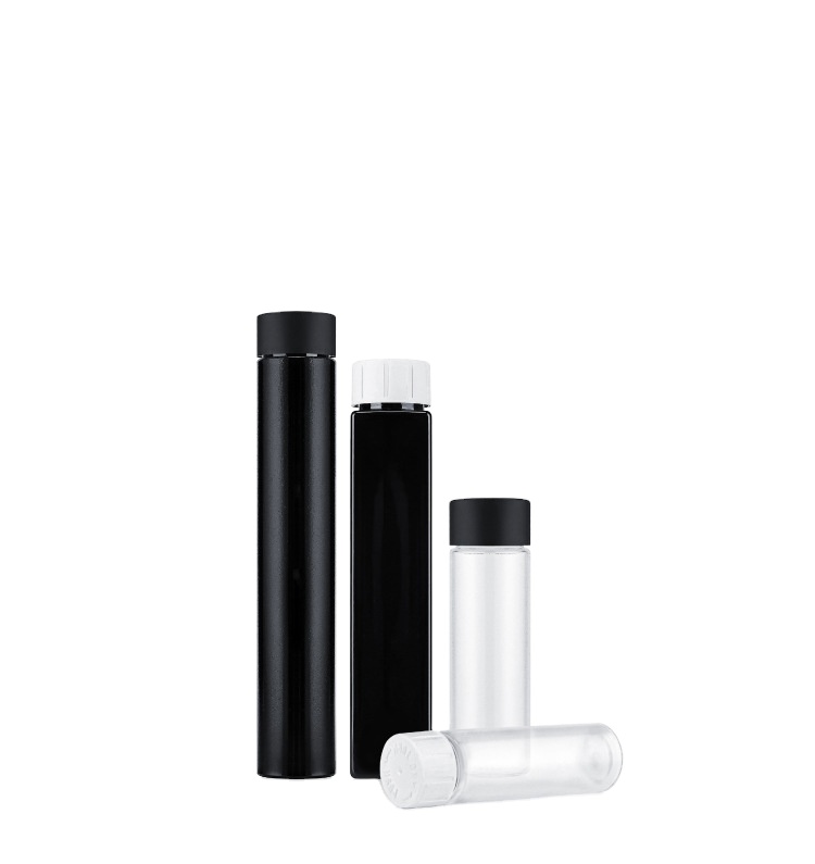 Wholesale Plastic Tubes Clear Packaging CR 90mm Pop Top Childproof Tube with Lid