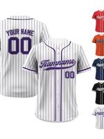 Jersey Baseball Nama dan Nomor Tim yang Dipersonalisasi, Seragam Jersey Baseball Kustom untuk Pecinta Baseball, Jersey Baseball Cetak 3D