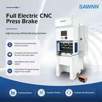 Presse plieuse servo complète 12T 600mm à entraînement synchronisé, fonctionnement silencieux, haute précision pour atelier