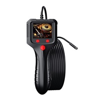 Endoscope de pipeline portable avec écran, objectif 8 mm, caméra HD 1080P, étanche IP67, écran 2,4 pouces, boroscope industriel tout-en-un