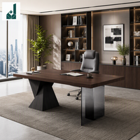 Bureau d'écriture minimaliste italien, bureau moderne et luxueux pour la maison, le bureau ou l'étude, table d'ordinateur en acrylique et en bois