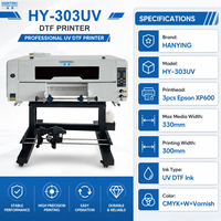 Printer UV DTF Semi-Otomatis A3 Pintar Baru untuk Stiker dan Label Kristal Kustom