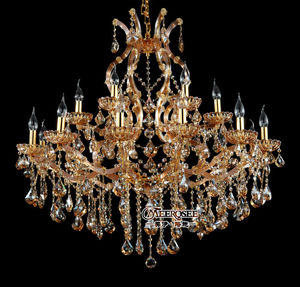 MEEROSEE Cristallo Moderna Maria Teresa <span class=keywords><strong>Lampadario</strong></span> K9 Doppia Scalinata MD8475G L18 - Product Image 6