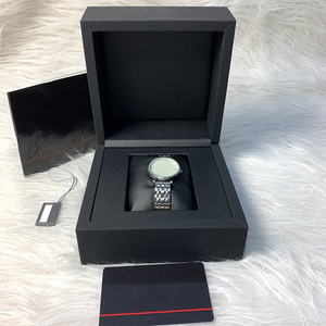 Premium Black Leatherette <b>Watch</b> Box Custom Wrist <b>Watch</b> Packaging <b>Case</b> with accessories Protective <b>Case</b> for Mechanical <b>Watches</b> - Product Image 1