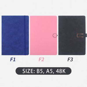 High Quality Custom Personalized Printed PU Notebook Hardcover Variety of Styles Notebook with Custom logo Inner Pages - Product Image 3