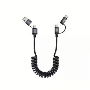 High Quality 1.5m <b>USB</b> Multifunction Data <b>Cable</b> Fast Charging Universal Charger Mobile Phone for Smart Watch Earphone Phone <b>Cable</b> - Product Image 1