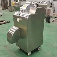 Multifunctionele 3-in-1 groentesnijder met verstelbare snij-/schaaf-/schaafmaat, 3D industriële snijmachine voor fruit & groenten