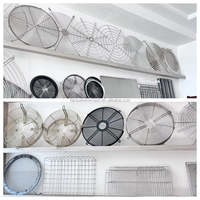 Rejilla de seguridad de malla metálica para ventilador, con certificación CE, OEM personalizado, 60mm 80mm 120mm, protector de dedos para escape, para uso doméstico