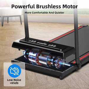 Tapis de marche électrique pliable et réglable sous le bureau, tapis de marche <span class=keywords><strong>portable</strong></span>, tapis de course pliable, tapis de course pliable à usage domestique bon marché - Product Image 2