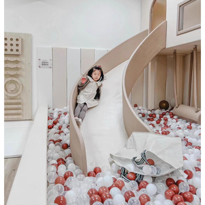New Design Kids Indoor Soft Play Indoor Play Center Children <b>Small</b> Indoor Playground Equipment with <b>Slide</b> Ball Pool Ocean Ball - Product Image 3