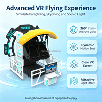 Máquina de Simulación de Parapente VR para Dos Jugadores, Plataforma de Movimiento 3 DOF de Aluminio de Alta Calidad para Interiores, Uso Comercial Popular