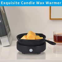 Chauffe-cire électrique 2-en-1 en céramique pour bougies chauffe-plat et cires parfumées – Vente en gros