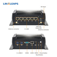 Computadora Industrial Integrada Linkleaps con 6 Puertos LAN 2.5GbE, Router Firewall Pfsense, Intel Core I3/i5/i7 de 7ª a 12ª Generación, en Stock