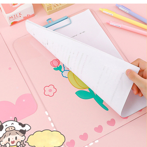 Custom Printed <strong>Cute</strong> Transparent Plastic Acrylic Drawing <strong>Clipboards</strong> A4 <strong>Folder</strong> and Box Usage for School - Product Image 5
