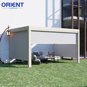Pergola en aluminium véritable 3x6m, design modulaire extensible, idéale pour <span class=keywords><strong>abri</strong></span> de <span class=keywords><strong>cuisine</strong></span> extérieure style ferme ou ranch - Product Image 4
