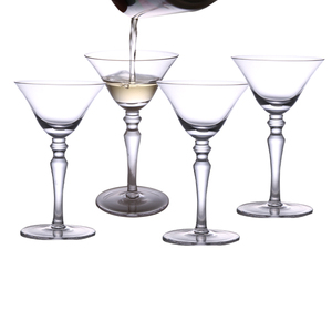 Verres à <span class=keywords><strong>martini</strong></span> soufflés à la main avec pied torsadé, en cristal transparent, pour bar, fête, maison, boisson - Product Image 6