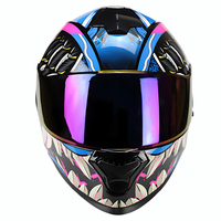 Casco de Motocicleta Integral con Doble Visera Antivaho, Aprobado por el DOT, para Hombres y Mujeres
