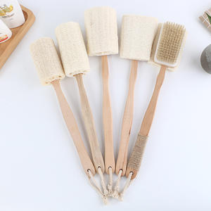创意悬挂式长形全天然丝瓜体厨房餐具清洁工具不粘油刷海绵沐浴海绵 - Product Image 1