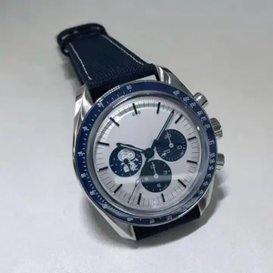 Montre mécanique sportive pour homme, modèle 2026, bracelet tressé en acier inoxydable, chronographe lumineux étanche - Product Image 6