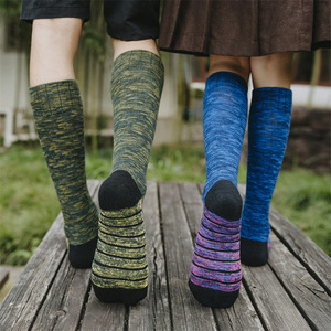 Retro Ethnic Style Knee <b>Socks</b> Cotton Thermo Women's Mid Calf Thick Terry Sole Casual <b>Socks</b> Mixed Colors - Product Image 4