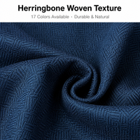 Tissus de canapé de luxe en provenance de Chine, aspect lin, tissé, 100% polyester, durable, respirant, tissu de canapé pas cher pour canapés et meubles