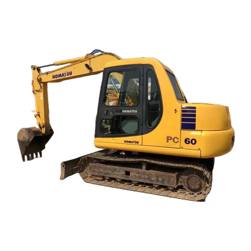 High Quality Komatsu PC60-7 Used Excavator 6ton Mini Crawler Hydraulic Landscaping Excavators PC 55 60 70 For Sale
