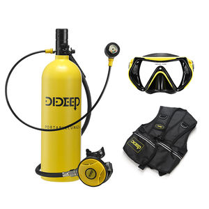 DIDEEP Respirateur de plongée sous-marine 2L équipé de lunettes de plongée 35 Minutes de réservoir - Product Image 2